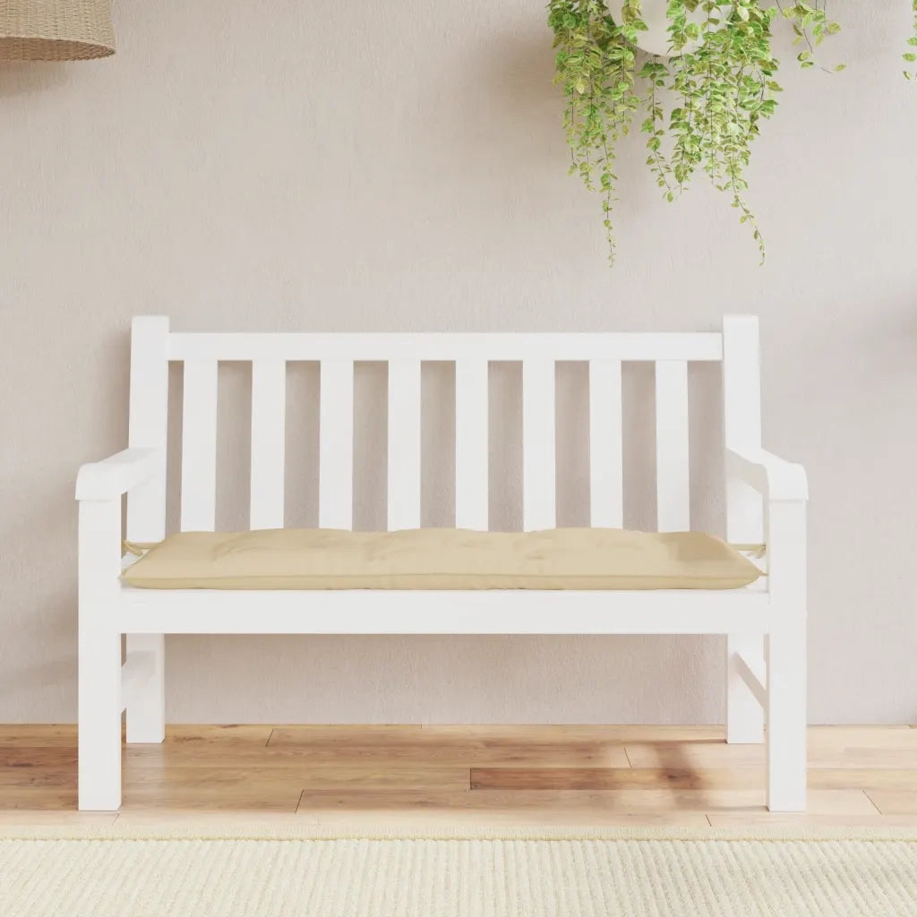 Cuscino per Panca | Cuscini per sedie Beige 120x50x7 cm in Tessuto Oxford