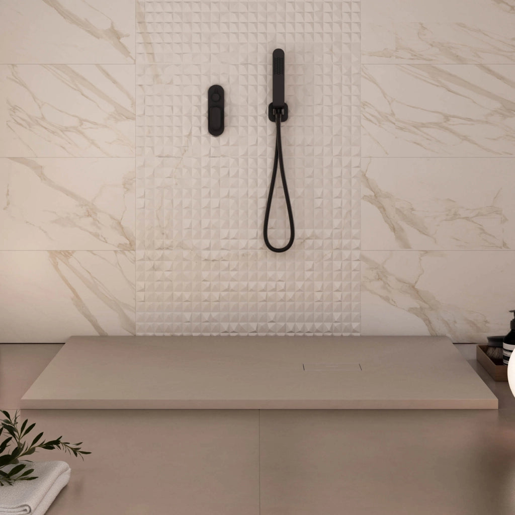 Piatto Doccia in Pietra 80x130 cm Bonussi Manila Moka