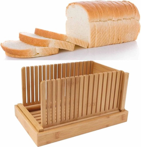 Guida per tagliare il pane pieghevole per pane fatto in casa - Macchina per tagliare con precisione per tagli uniformi