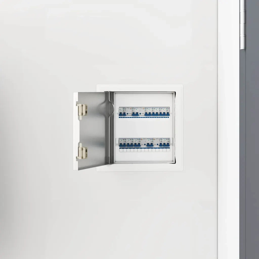 Pannello di Accesso 2 pz Bianco 23 x 23 x 3 cm Acciaio CFW8176176