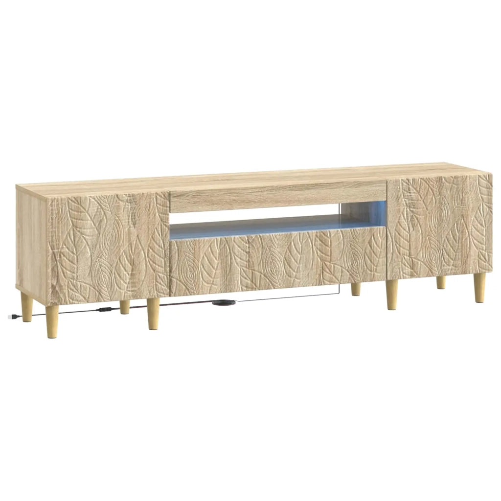Mobile TV LED Rovere Sonoma Legno ingegnerizzato 897127