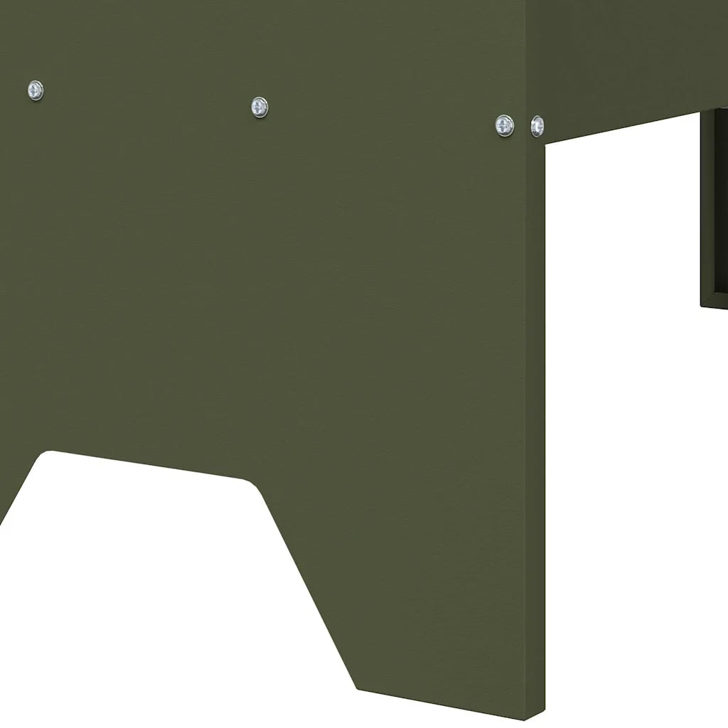 Abbeveratoio per bestiame Verde oliva 79 x 35 x 62 cm CFW5109436