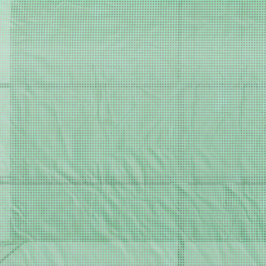 SERRA DA GIARDINO 300x150x213 cm Plastica Verde con Ripiani