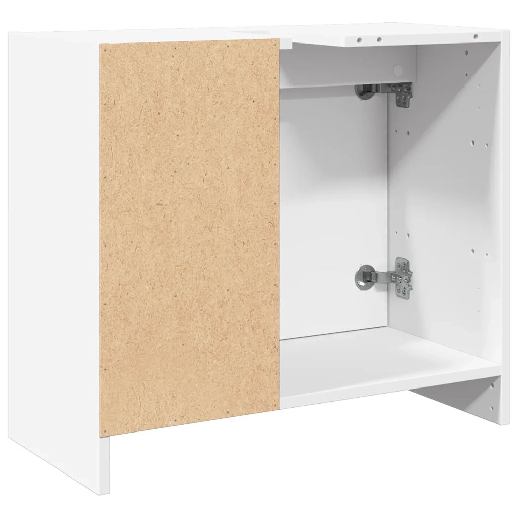 vidaXL Mobile Lavabo Bianco 63x29x55 cm in Truciolato
