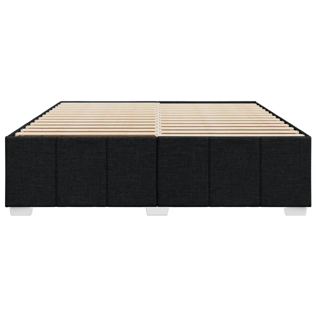Giroletto senza Materasso Nero 180x200 cm in Tessuto 3284855