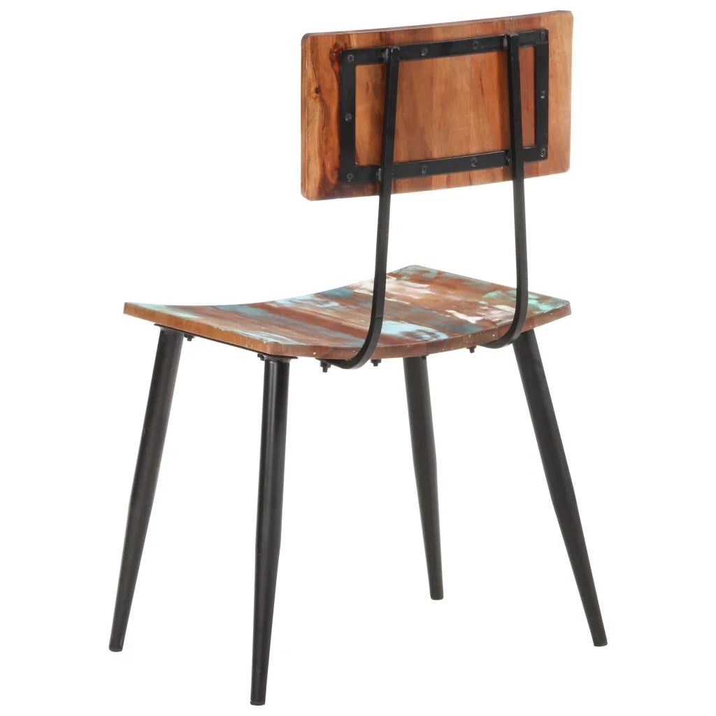 Sedie da Pranzo 4 pz in Legno Massello di Recupero  cod mxl 31520
