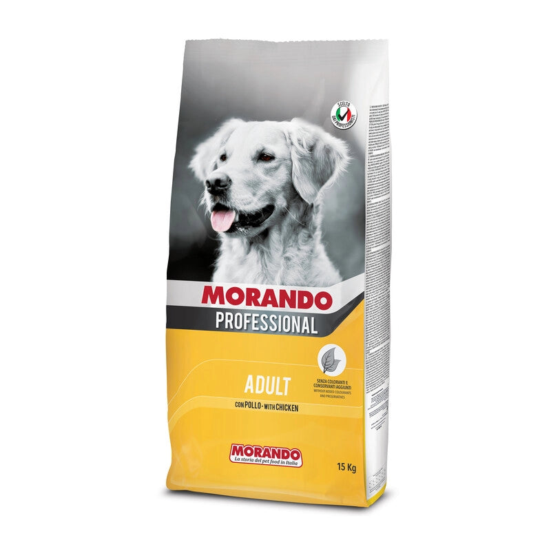 CIBO CANE MORANDO 15 KG ADULT POLLO