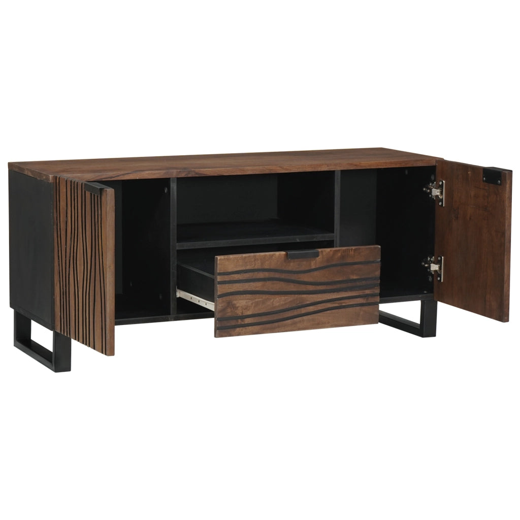 Mobile TV 105x33.5x46 cm Legno di Mango Massello