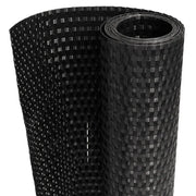 Schermo da balcone | Paravento da Balcone Nero 400x100 cm in Polyrattan