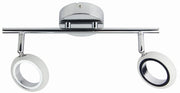Plafoniera LED Candellux Aurelion 2x8W cromo 3000K calda