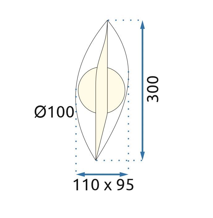 Lampada Da Parete Led G031-w Gold