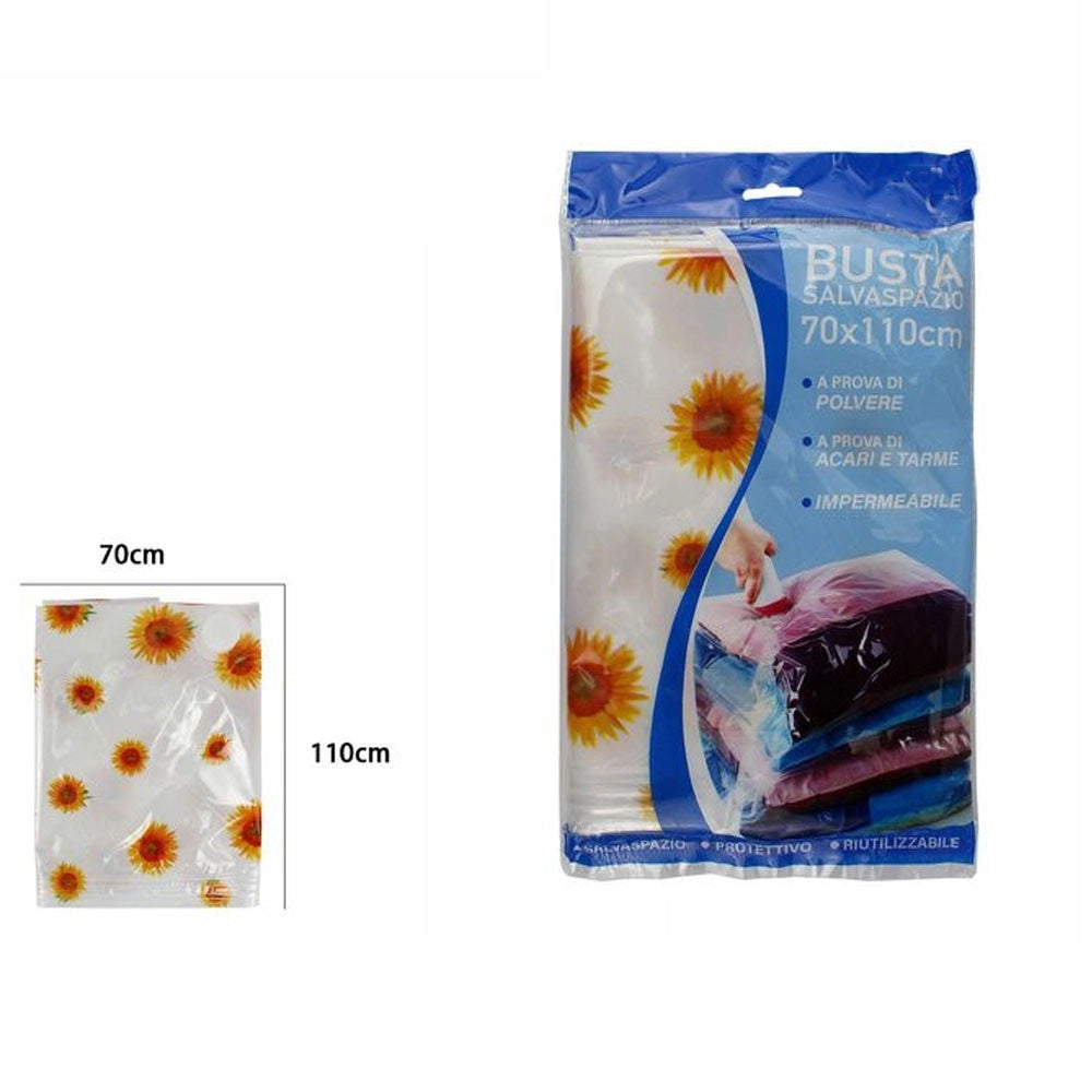 Trade Shop - Busta Sottovuoto Per Abiti Sacchetti Salvaspazio Ermetici Armadio Sacchi 70x110 -