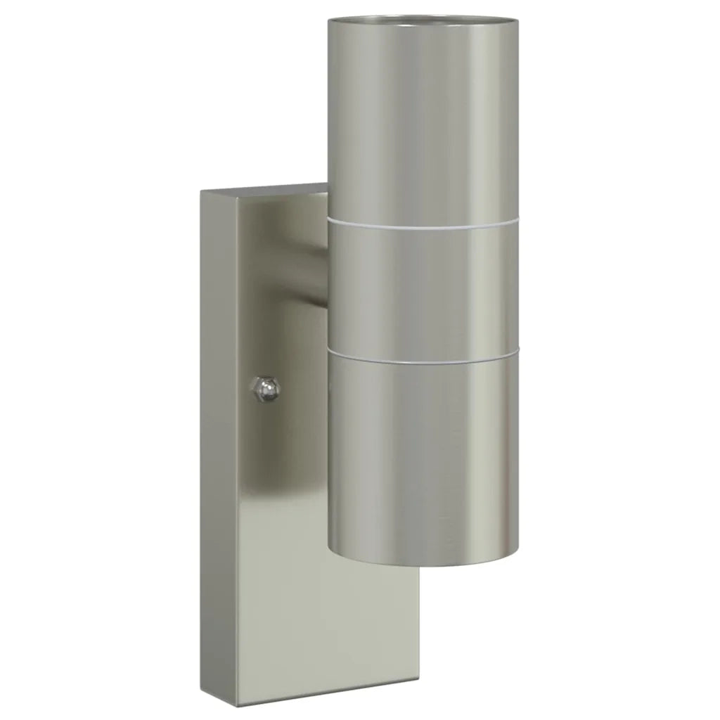 Lampada da Parete Esterna Argento 7 x 10 x 22 cm CFW2451427
