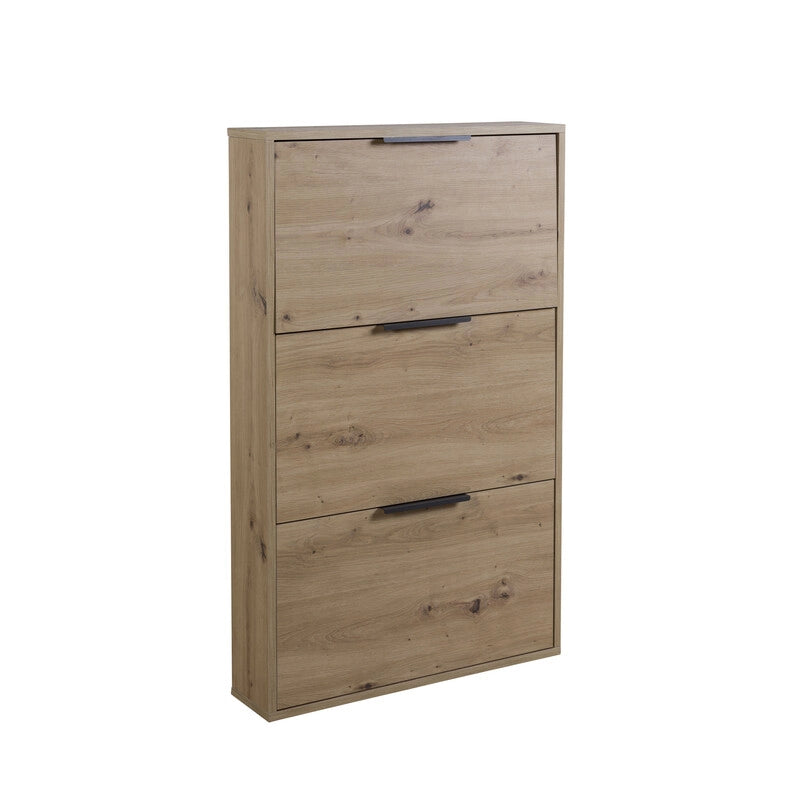 SCARPIERA 3 RIBALTE SLIM CM. 65X15X105 H ROVERE A.- 1,0 pz
