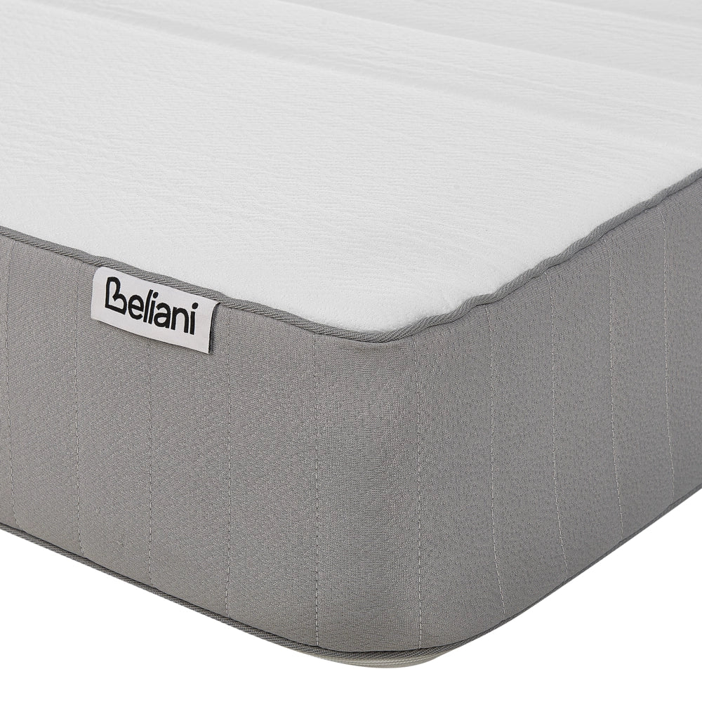 Materasso matrimoniale rigido schiuma Bianco Grigio Schiuma Imbottitura 120x200 cm fodera Sfoderabile