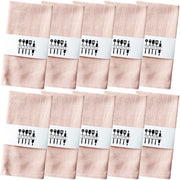 Tovagli in Cotone - Decorazione da Tavola - 10 Pezzi - Rosa - Ideali per Feste - 40 x 40 cm