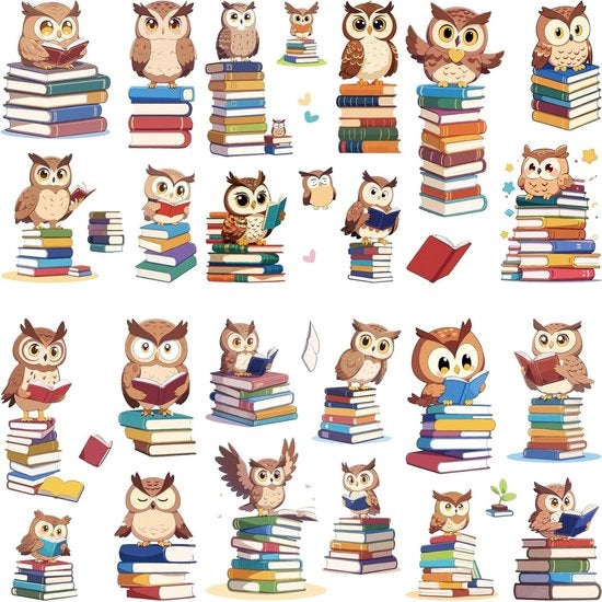 Set di 8 fogli di adesivi per finestre per decorazione in casa, ristorante, cucina, bagno - Adesivi per parete con uccelli e cuori - Resistenti all'acqua e facili da applicare