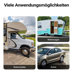 2x cunei livellatori con 3 altezze 40/70/100 mm Rampe per auto max 3,5t Con custodia e livella