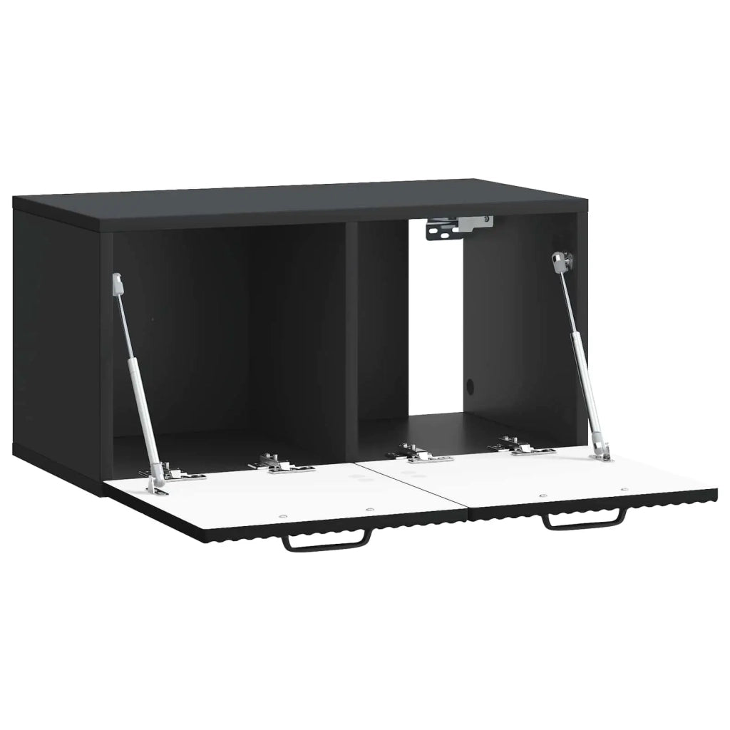 Mobile Porta TV da Muro Nero 59,5 x 31 x 30 cm 899046
