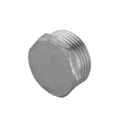 TAPPO MASCHIO IN OTTONE CROMO IBP- 1/2 -CONF- FAIDF- pezzi 1