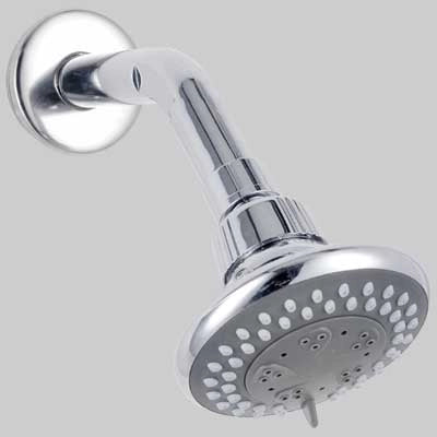 BRACCIO DOCCIA ALPINO CON SOFFIONE IN ABS 3 GETTI  1/2     CARDINALE