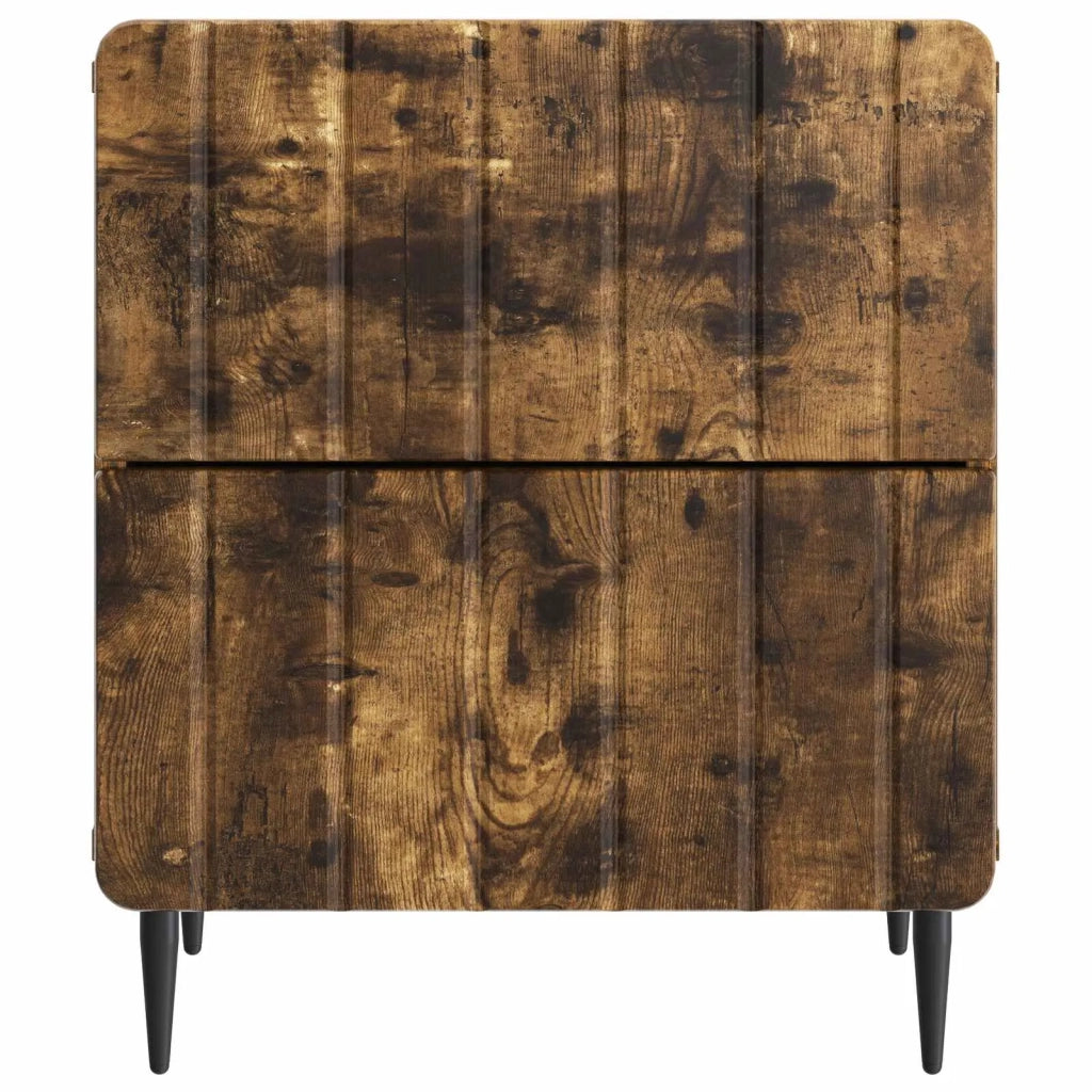 Armadio da Notte Rovere Fumo 43 x 34,5 x 49,5 cm 894305