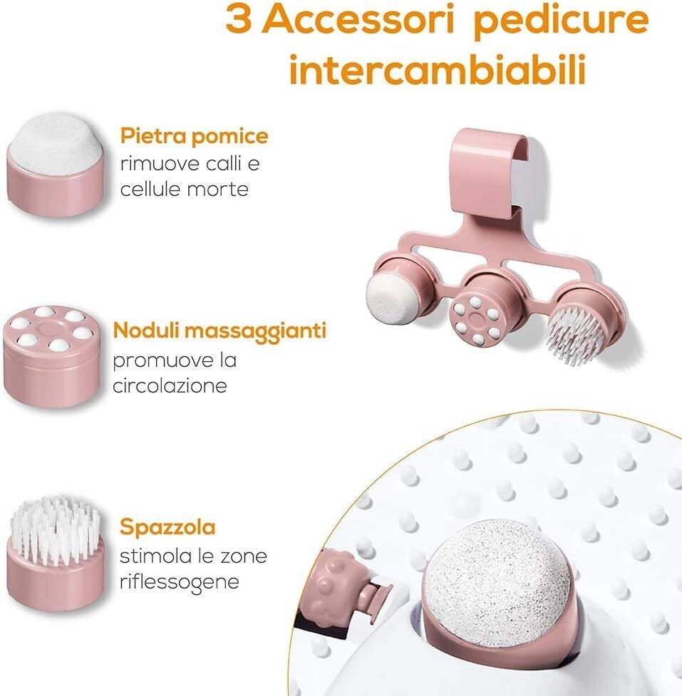 Beurer FB 20 Pediluvio con Idromassaggio Plantare e Accessori Pedicure