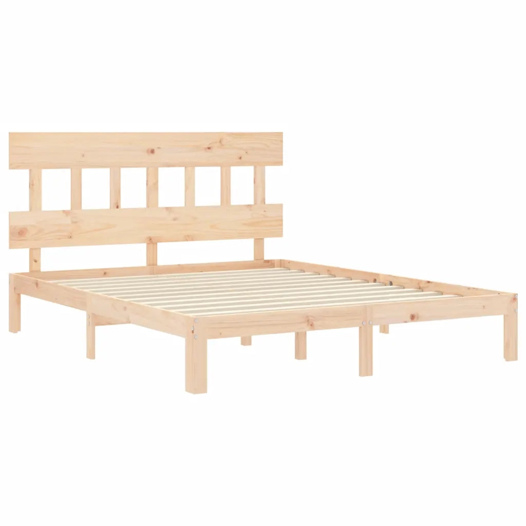 Giroletto senza Materasso 160x200 cm in Legno Massello di Pino 3193606