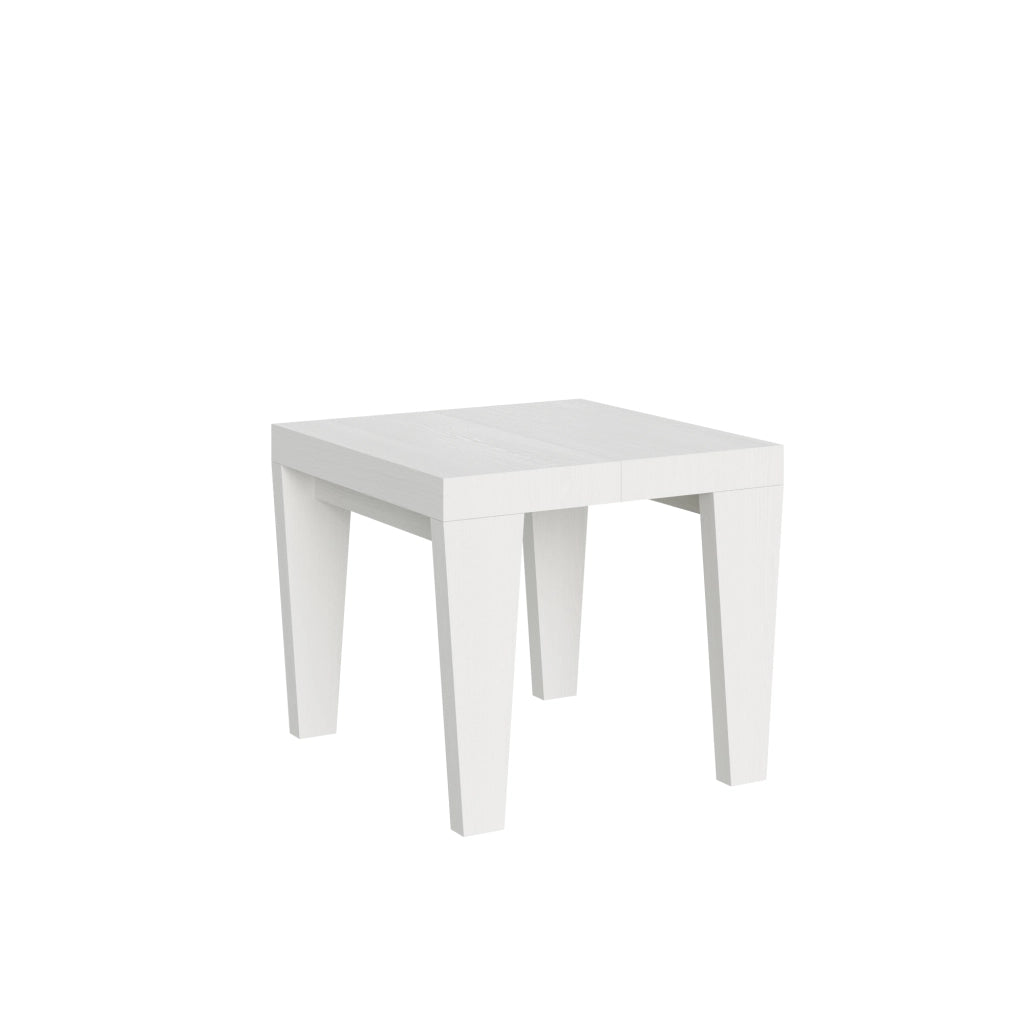 Tavolo allungabile 90x90/246 cm Pimbo Bianco Frassino