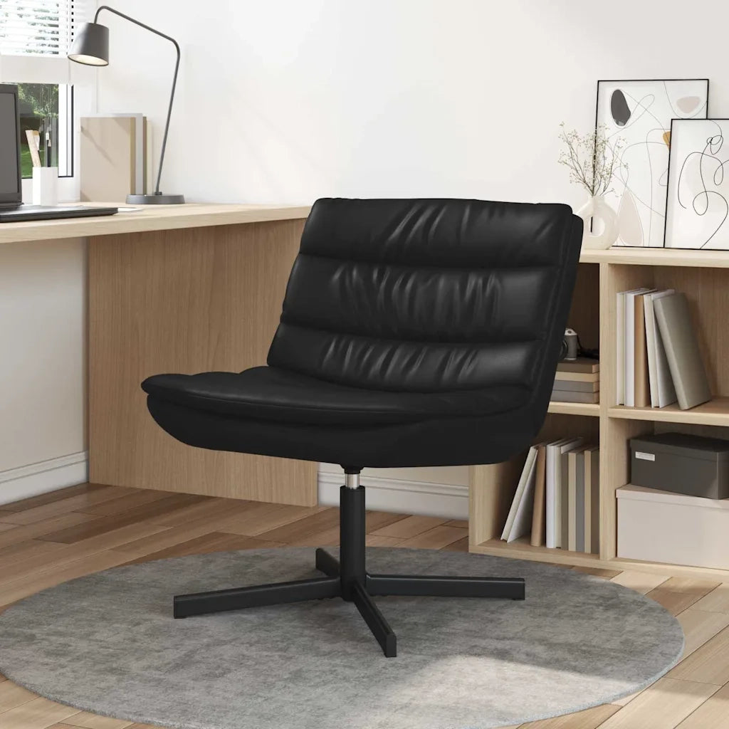 Sedia girevole Nero 63 x 75 x 76 cm PU CFW3550598