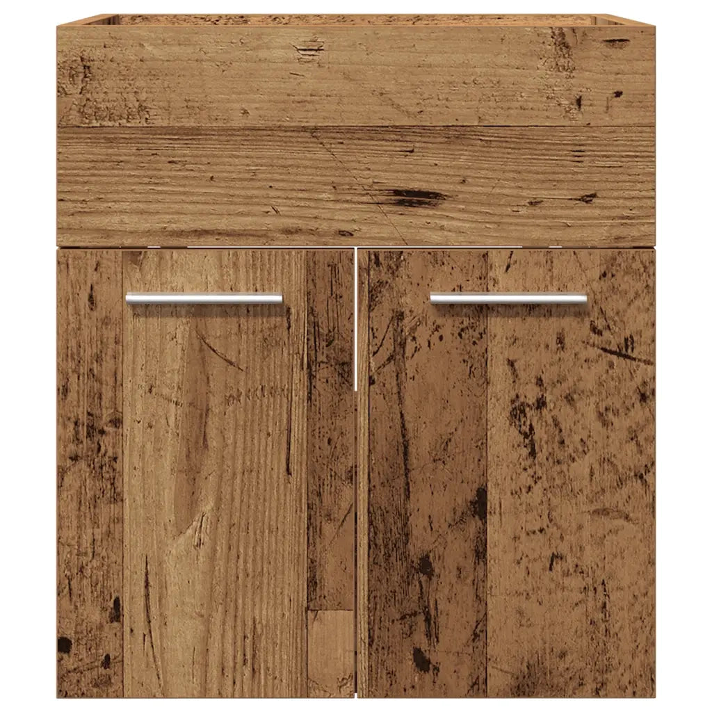 Mobile da Bagno Legno Antico 41x38,5x46 cm in Truciolato