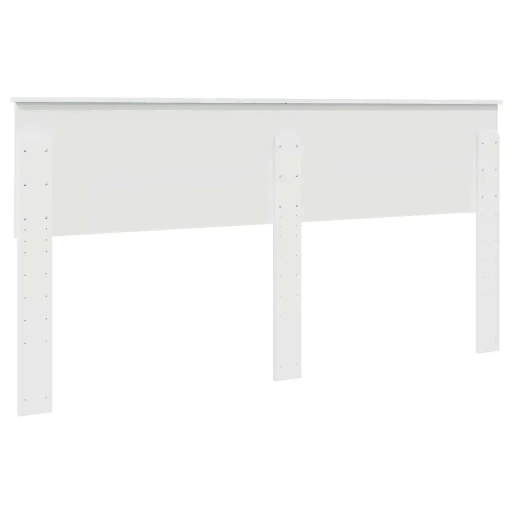 Testiera-Testata-Testiera Decorativa Bianco Lucido 200 cm Legno multistrato 564771