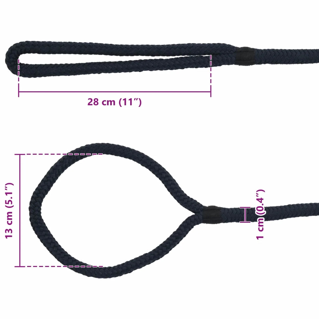 Corda da Barca 12 m 1 Blu Reale Poliestere 42029791