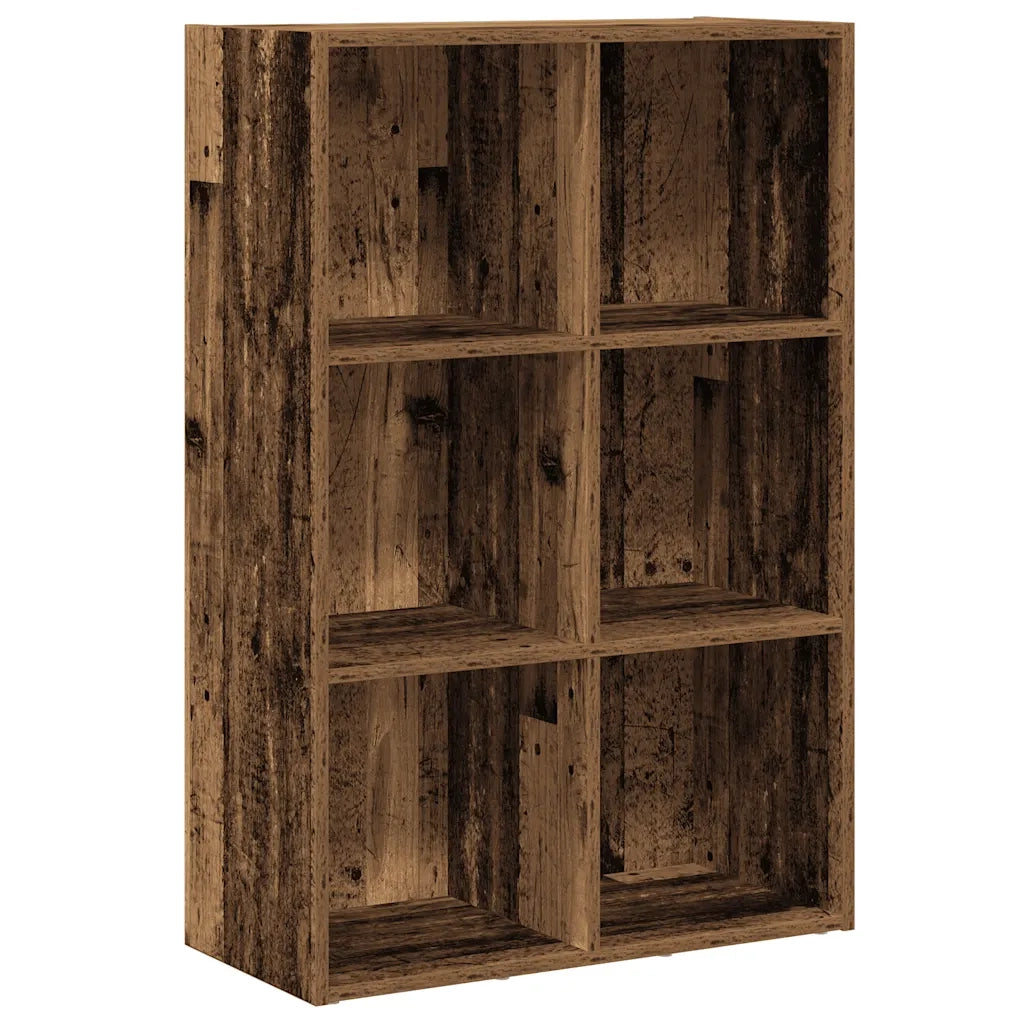 Libreria-Credenza-Armadietto Portaoggetti Legno Antico 66x30x98 cm Legno Multistrato
