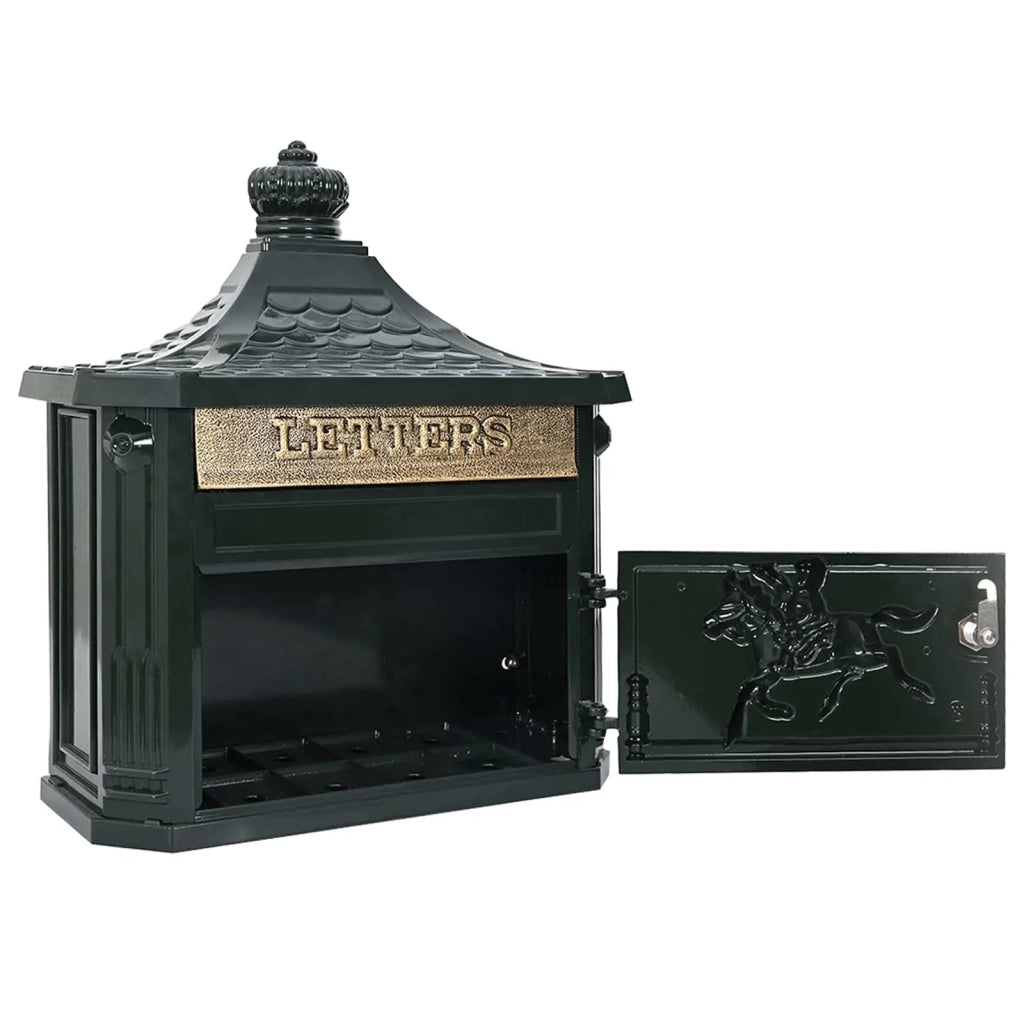 Cassetta Postale da Muro con porta Verde 40,5 x 16 x 45 cm 42023500