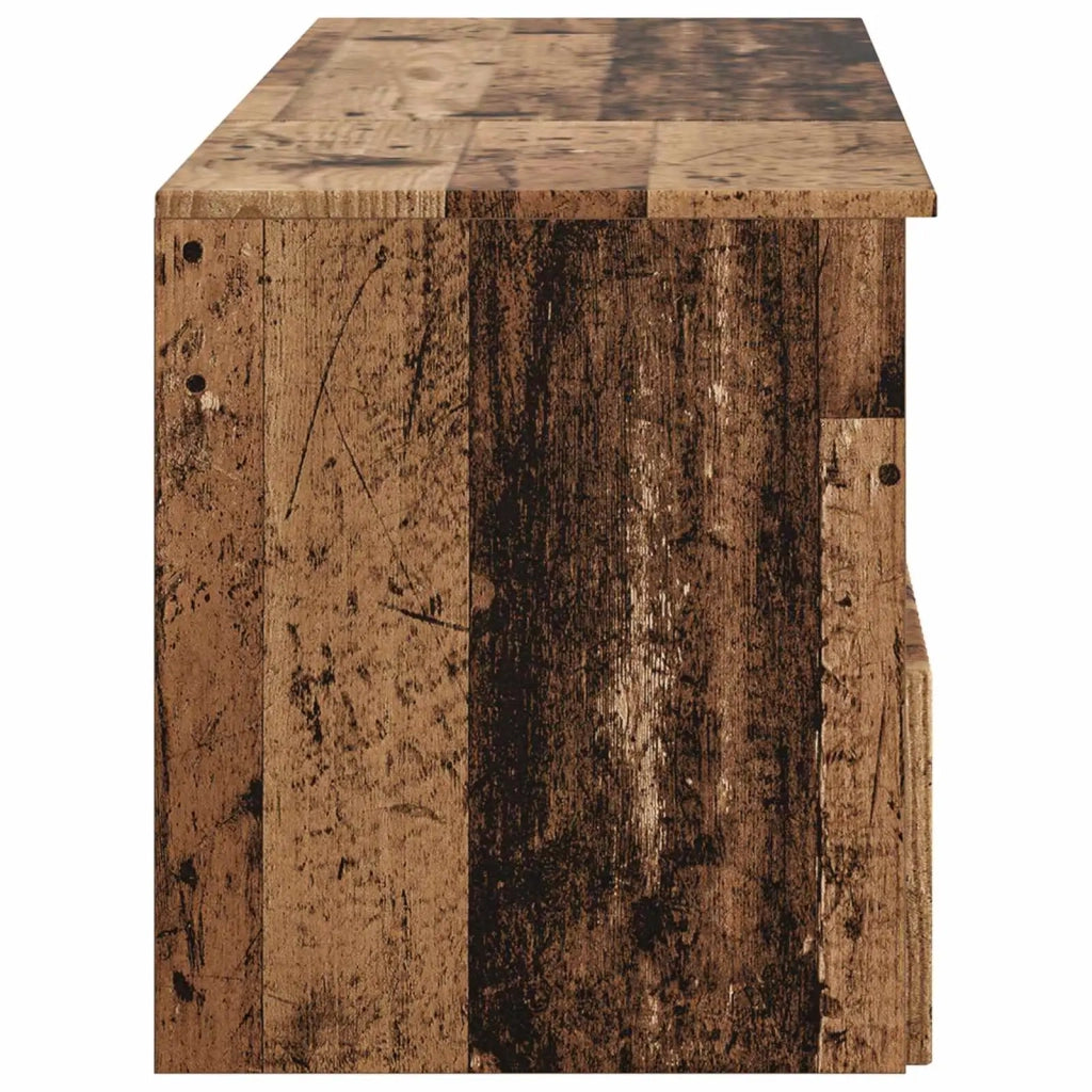 Set di mobili per il bagno 2 pz Legno antico 3404122