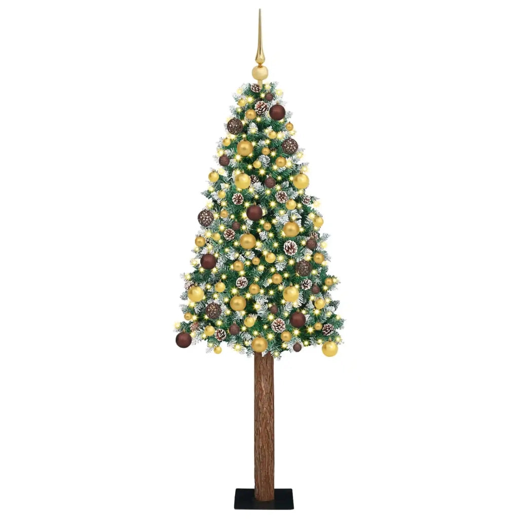 Albero di Natale snodato con 300 LED con supporto Verde 180 cm 3394896