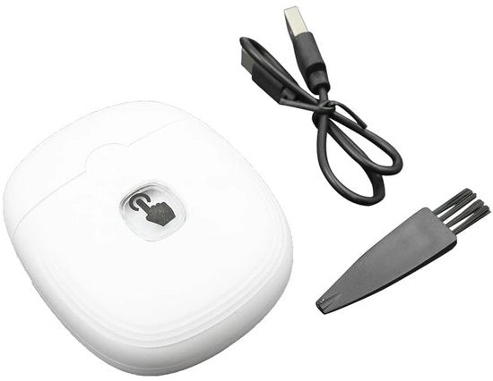 Tagliacapelli elettrici automatici con illuminazione LED, ricaricabile via USB, silenzioso, adatto per adulti