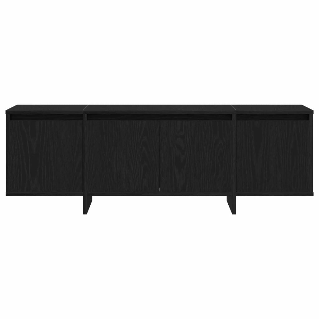 Mobile TV 120 x 30 x 40,5 cm Rovere Nero Legno ingegnerizzato 862709