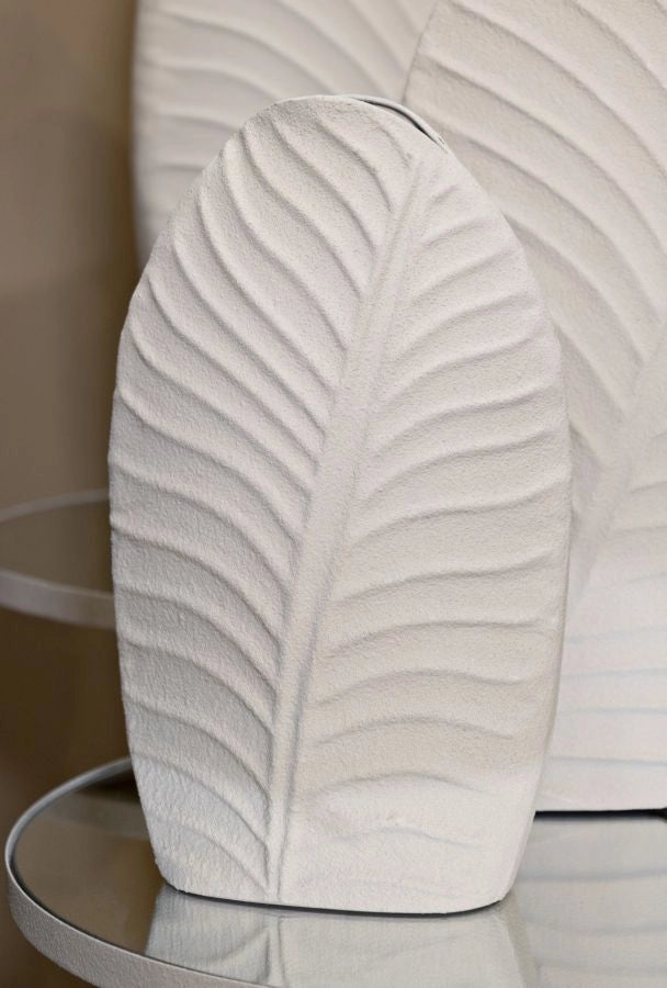 Vaso Dune Tall 18x9,5x29,5 cm in Ferro Crema