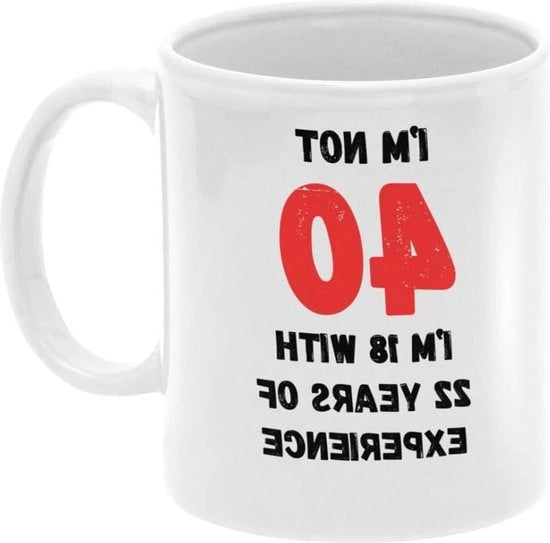 Regalo di compleanno divertente - tazza da caffè - uomo e donna - nuovità bicchieri - 325 ml