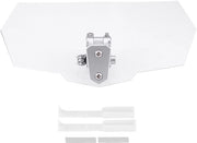 Schermo universale per moto - Dimensioni 270x120x44mm - Vetro trasparente - Adattatore regolabile - Idoneo per motori - Parabrezza motociclistico