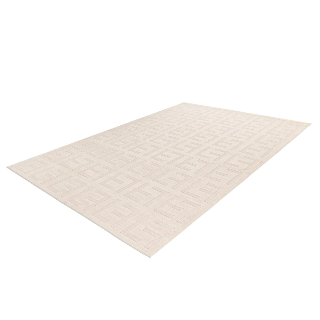 Tappeto moderno Madita 400 bianco 120x170 cm