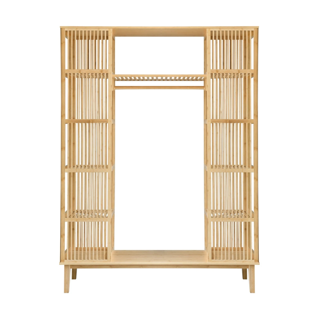 Armadio con 2 ante scorrevoli 185 x 140 x 45 cm 03_0008153