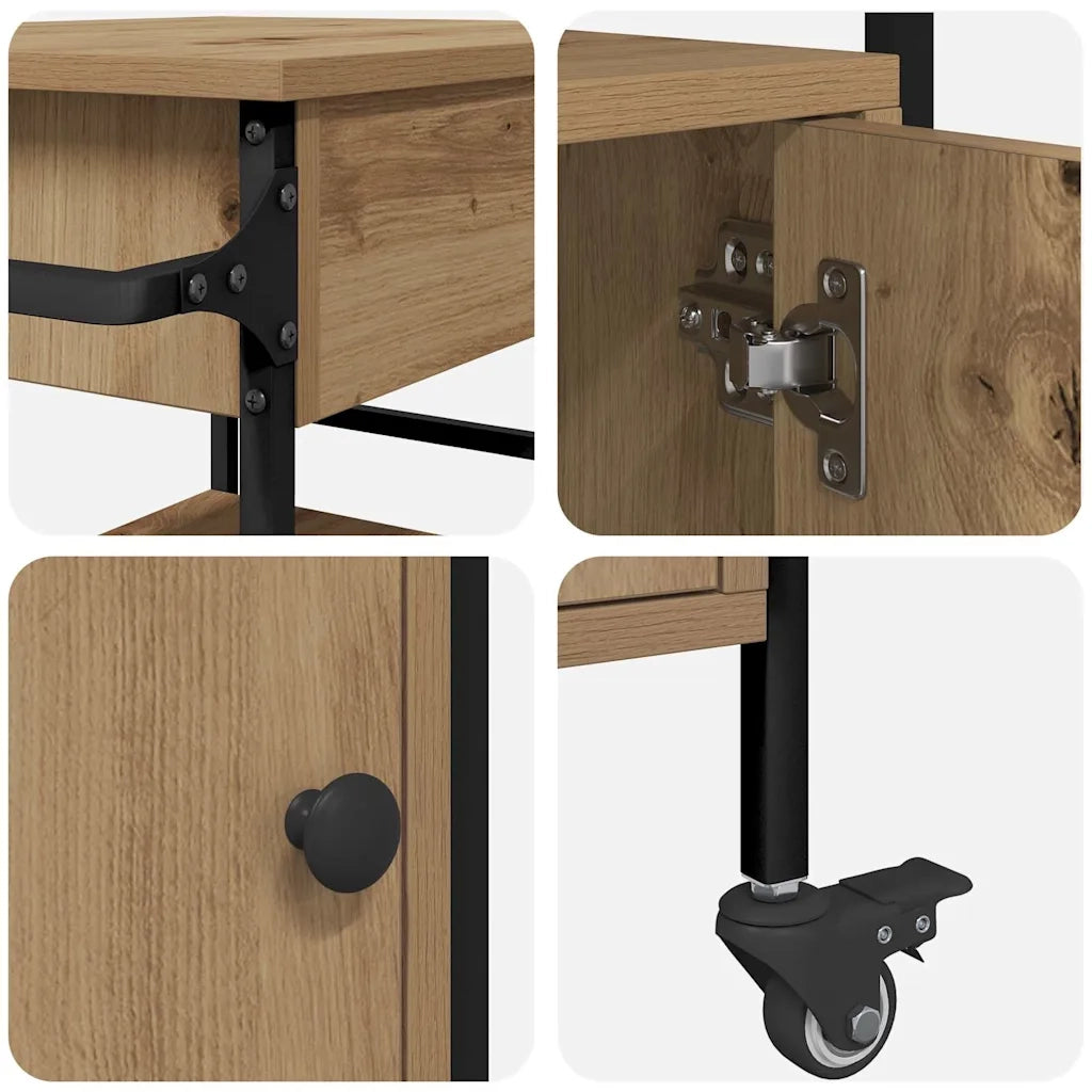 Carrello da Cucina Rovere artigianale 56 x 43 x 89,5 cm 871667