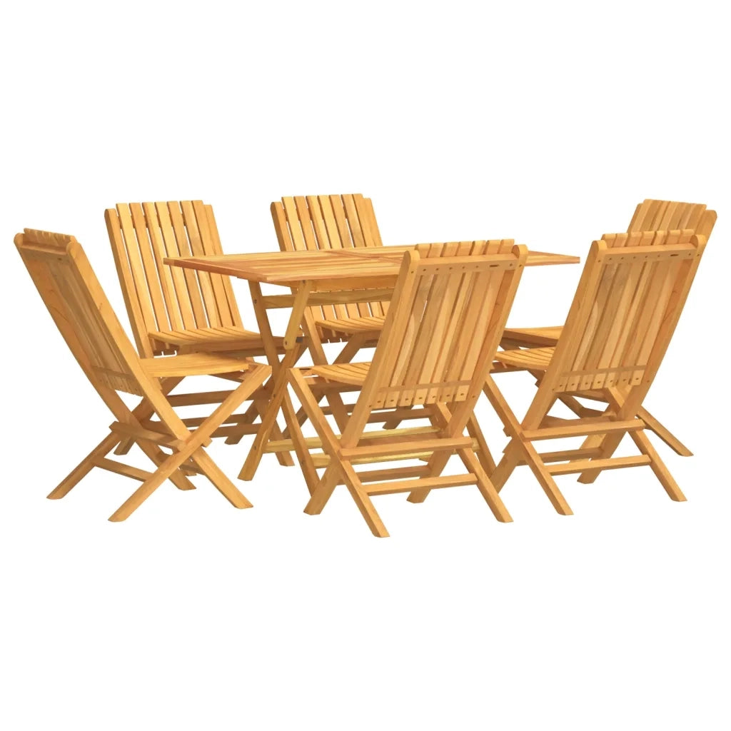 Set da Pranzo da Giardino 7 pz in Legno Massello di Teakcod mxl 100215