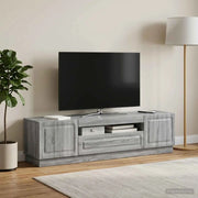 Mobile TV LED Sonoma grigio Legno ingegnerizzato 897791