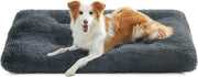 Letto per cani, coperta per animali domestici, morbido, 110 x 73 cm, imbottitura morbida, lavabile in lavatrice, cuscino per cani, multifunzionale, grigio scuro