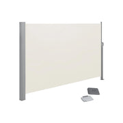 Tenda da sole laterale per balcone e terrazza parasole 200 x 350 cm (h x l) frangivista beige 12_0001855