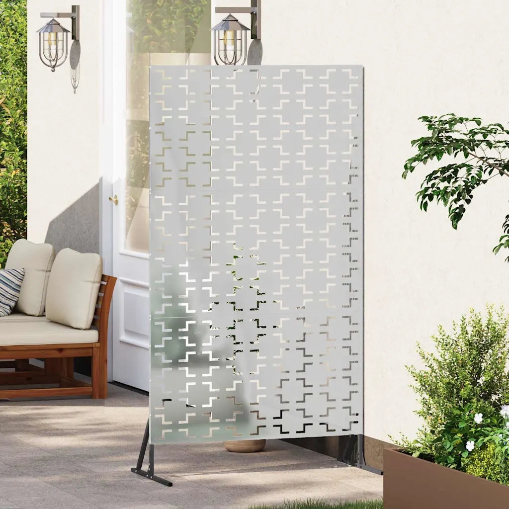 Schermo per Privacy Grigio 100 x 50 x 180 cm Acciaio CFW9625458